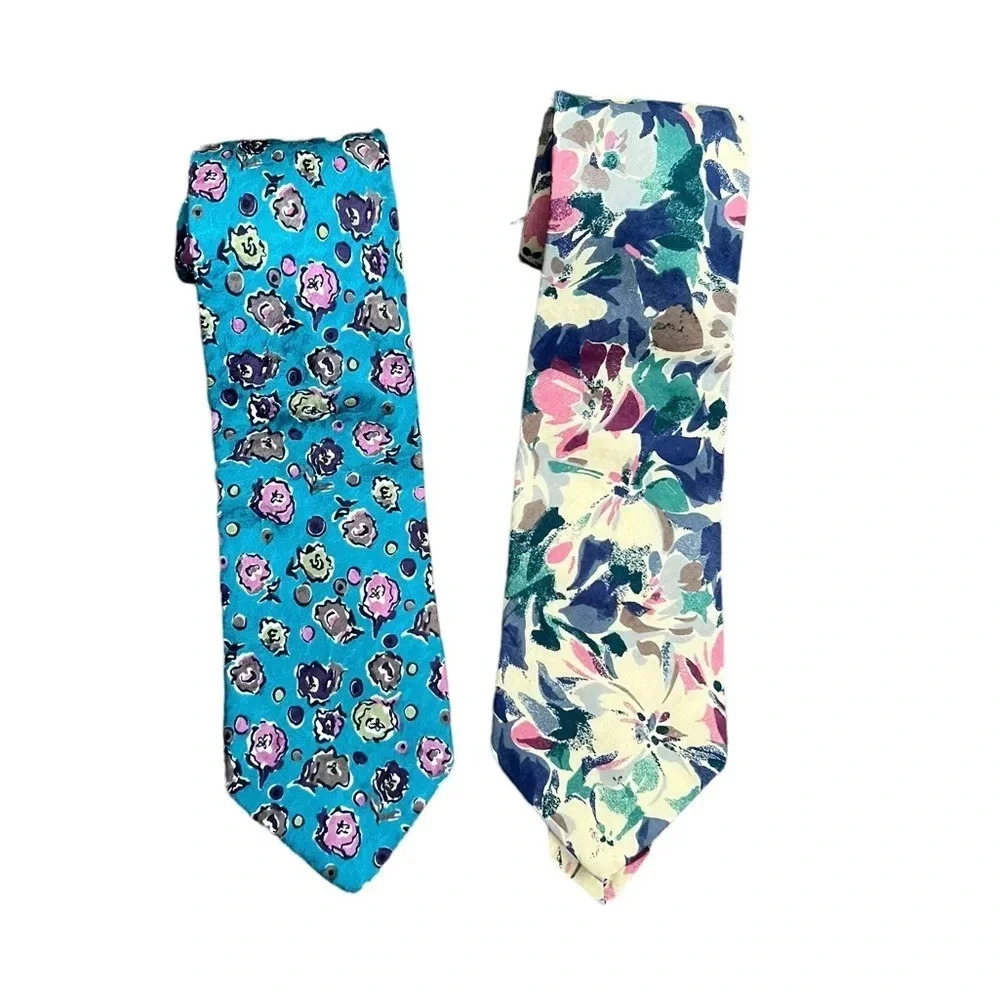 Vintage 90’s Land’s End Tie Bundle Novelty